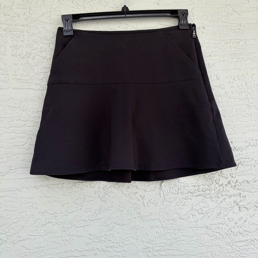 Polo Golf Ralph Lauren Skort Womens Size 4 Black Side Zip Built-In Shorts